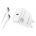Reislader kit, 15W usb-c to usb-c Samsung, wit