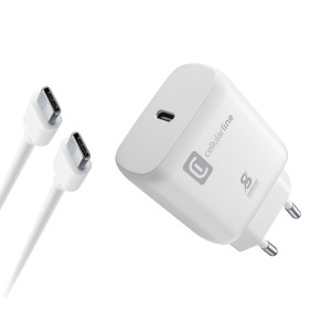 Reislader kit, 25W PD usb-c naar usb-c Samsung, wit