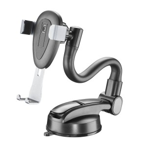 Support voiture Slide Flexi, ventouse, noir