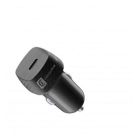 Chargeur voiture, USB-C 20w, noir