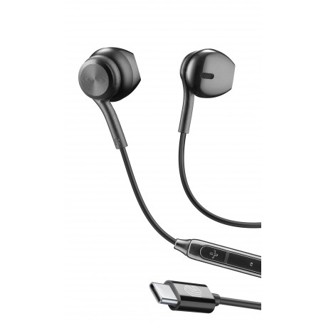 Capsule, in-ear HPH c&acirc;bl&eacute;e USB-C, noir