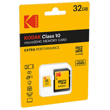 Kodak micro SD 32GB Class10 w/adapter Extra