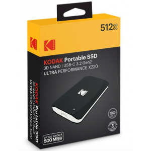 Kodak Draagbare SSD 3.2Gen2 X220 512GB