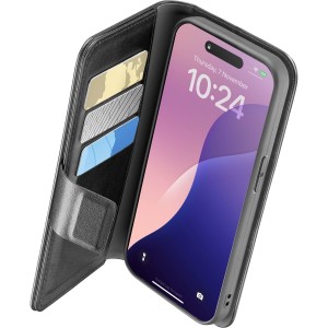 iPhone 16 E, case Book Agenda, black