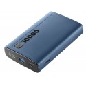 Powerbank Elite, 10000mAh, USB-C input 18W, USB-C output 20W PD, USB-A, blue