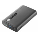 Chargeur portable Elite, 10000mAh, USB-C input 18W, USB-C output 20W PD, USB-A, noir