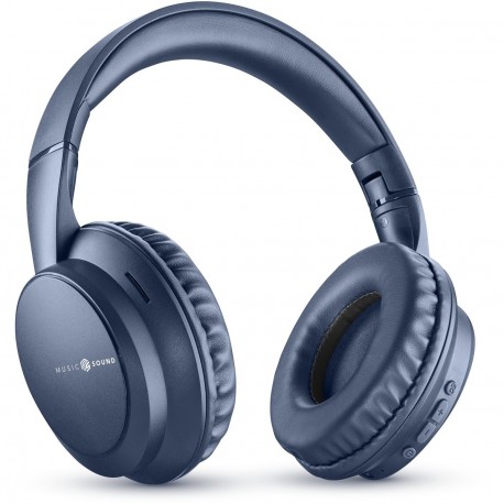 Boost, over-ear BT HPH 3 modes d'&eacute;galisation, bleu