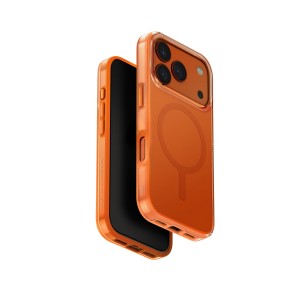 iPhone 17 Pro, housse Clario MagSafe, orange