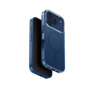 iPhone 17 Pro, case Clario MagSafe, blue