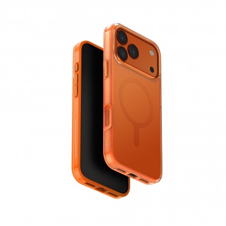 iPhone 17 Pro Max, housse Clario MagSafe, orange