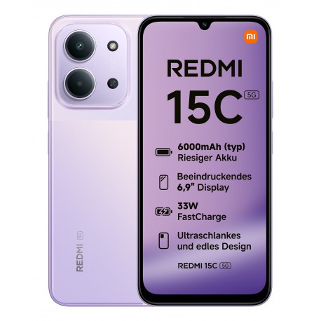Xiaomi Redmi 15C 5G 4GB RAM/128GB Purple