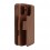 iPhone 16, lederen hoesje wallet afneembaar, bruin