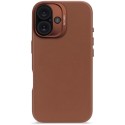 iPhone 16, leather case MagSafe, brown