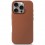iPhone 16 Pro, housse cuir MagSafe, brun