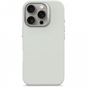 iPhone 16 Pro, housse silicone MagSafe, gris