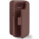 iPhone 16E, leather case detacheable wallet, brown