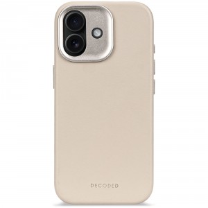 iPhone 17, Lederen hoesje MagSafe, beige
