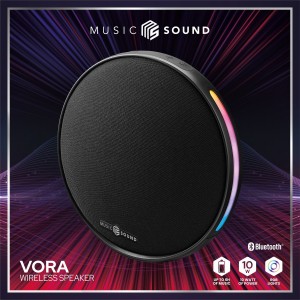Vora, Speaker Bluetooth 10W RGB, noir