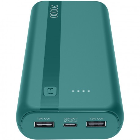 Powerbank Essential 20000mAh, 2x USB-A, 1x USB-C, blue
