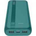 Chargeur portable Essential 20000mAh, 2x USB-A, 1x USB-C, bleu