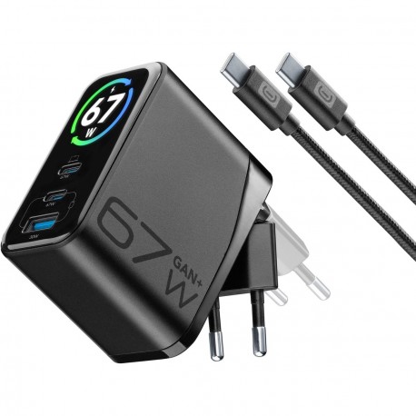 PowerView IQ kit, charger 67W + 150cm USB-C cable, black