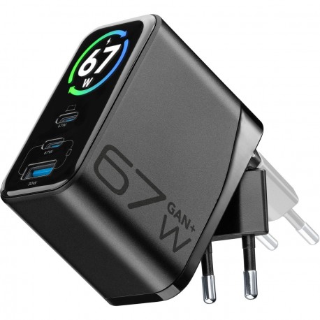PowerView IQ, reislader 67W, 2x USB-C + 1x USB-A, zwart
