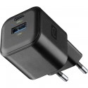 Reislader Multi 30W, 1x USB-C 30W PD + 1x USB-A 27W QC, zwart