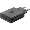 Reislader Power Lite 65W Slim Dual usb-a + usb-c, zwart