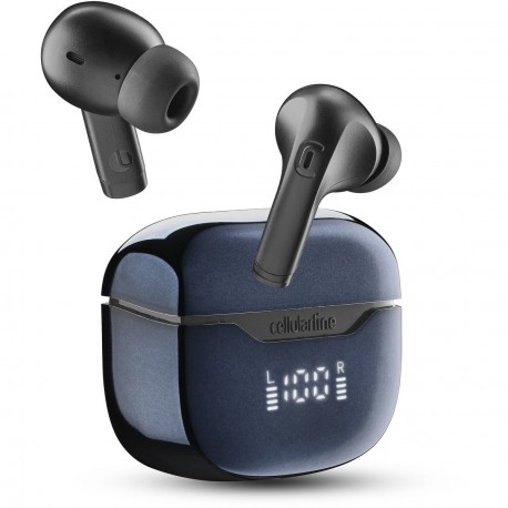 Key Pro, volledig draadloze in-ear-oordopjes met actieve ruisonderdrukking, led-display, zwart