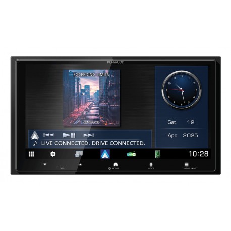 Kenwood DMX7525DABS car media receiver Black Wi-Fi 200 W Bluetooth
