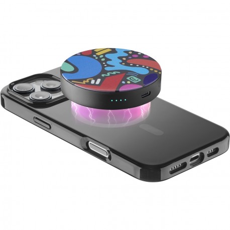 Draagbare lader Mag Vibe 3000mAh, 5W MagSafe, zwart