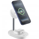 Mag Duo 2-in-1 wireless charging station Qi2.2 25W, white