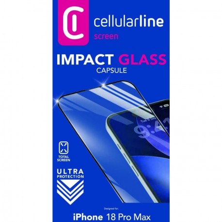 iPhone 18 Pro Max, Capsule de protection d'&eacute;cran en verre tremp&eacute;, transparent