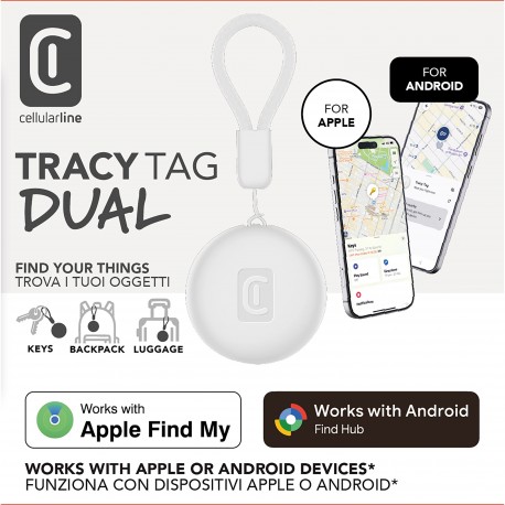 Tracy Tag DUAL, iOs/Android, black
