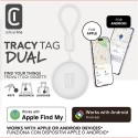 Tracy Tag DUAL, iOs/Android, white