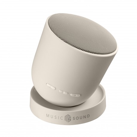 Twist, Enceinte Bluetooth 5W, 360&deg;, blanc