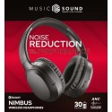 Nimbus, over-ear headset bluetooth, ANC, zwart