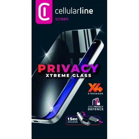 iPhone 18 Pro, screen protector Privacy Xtreme, transparant