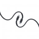 Flexi, kabel USB-C naar USB-C 100W 150cm, zwart