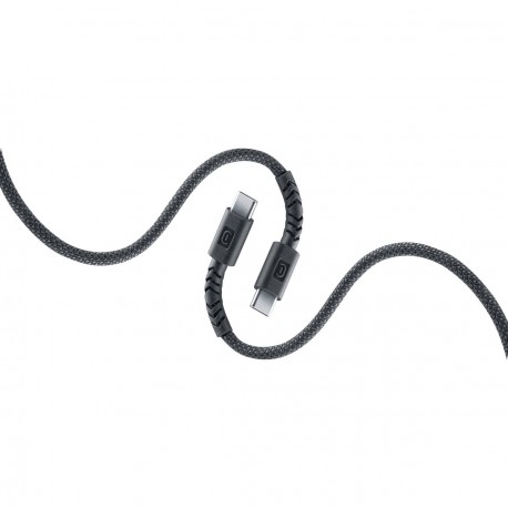 Flexi, c&acirc;ble USB-C vers USB-C 60W 250cm, noir
