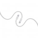 Flexi, câble USB-C vers USB-C 60w 60cm, blanc