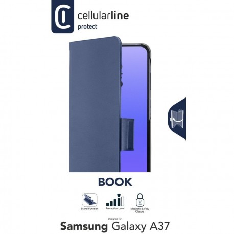 Samsung Galaxy A37, case Book, blue