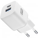 Charger IT GAN 30W Dual USB-A + USB-C, white