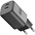 Chargeur 45W GAN+, Dual USB-C, noir