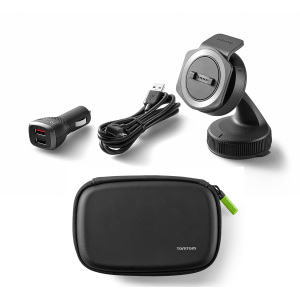 TomTom bundel met autohouder en hoes voor Rider 40/400